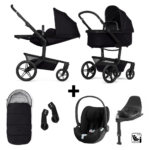 Kinderwagen Joolz Day5 Space Black + Autostoel Cloud T, Base&Accessoires