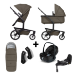 Kinderwagen Joolz Day5 Hazel Brown Special Edition + Autostoel Joolz x Maxi-Cosi, Slide Tech Base&Accessoires