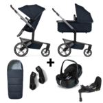 Kinderwagen Joolz Day5 Navy Blue + Autostoel Joolz x Maxi-Cosi, Slide Tech Base&Accessoires