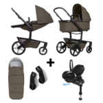 Kinderwagen Joolz Day5 Hazel Brown Special Edition + Autostoel Maxi-Cosi Pebble 360 Pro2 Slide Tech, Base&Accessoires