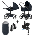 Kinderwagen Joolz Day5 Navy Blue + Autostoel Maxi-Cosi Pebble 360 Pro2 Slide Tech, Base&Accessoires