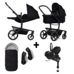 Kinderwagen Joolz Day5 Space Black + Autostoel Maxi-Cosi Pebble 360 Pro2 Slide Tech, Base&Accessoires
