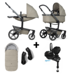 Kinderwagen Joolz Day5 Sage Green + Autostoel Maxi-Cosi Pebble 360 Pro2 Slide Tech, Base&Accessoires