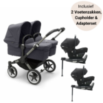 Kinderwagen Bugaboo Donkey5 Twin Ultimate - Graphite/Stormy Blue