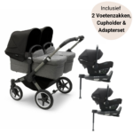Kinderwagen Bugaboo Donkey5 Twin Ultimate - Graphite/Grey Melange