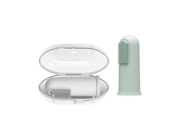 Vingertandenborstel Dr. Brown's met etui - Afbeelding 1