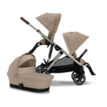 Duo Kinderwagen Cybex Gazelle S Almond Beige/Beige - Taupe Frame