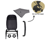 Extension Duo-mode Set Easywalker Harvey5 Pebble Grey