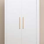 Kast Bopita Fenna Wit/Natural (2-deurs)