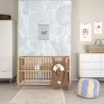 Babykamer Finori Göteborg Wit/Naturel (2-deurs + Commode XL)