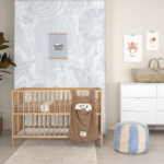 Babykamer Finori Göteborg Wit/Naturel (Ledikant + Commode XL)