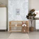 Babykamer Finori Göteborg Wit/Naturel 2-deurskast