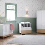 Babykamer Firmiana (Ledikant 70x140  + Commode+Kast)