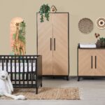 Babykamer Venice Fishbone Black