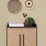 Commode Venice Fishbone Black