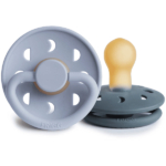 Fopspeen Frigg Moon 0-6mnd Powder Blue/Slate 2st