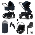 Kinderwagen Joolz Geo³ Navy Blue + Autostoel Cloud T, Base&Accessoires