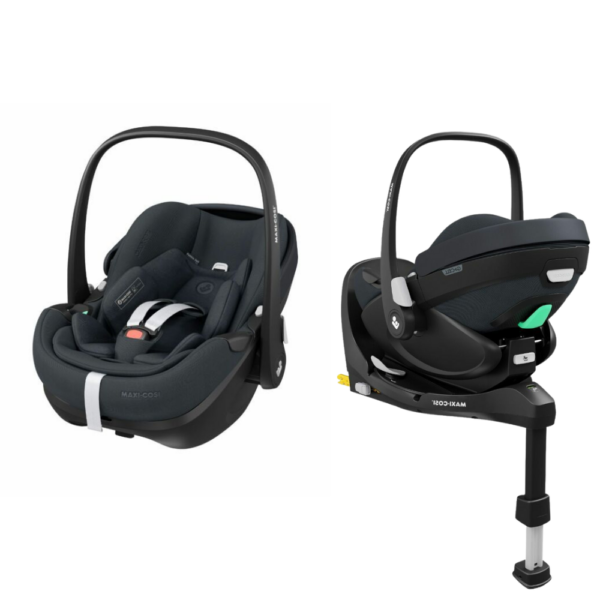 Set | Autostoel Maxi-Cosi Pebble 360° Pro Slide Tech Graphite met Isofixbase Pro Slide Tech - Afbeelding 1
