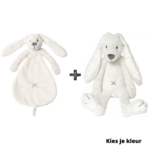 Set | Knuffeldoekje Happy Horse Rabbit Richie + Knuffel Tiny 28cm | Kies je kleur