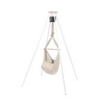 Set | Heavenly Dream Nonomo Babyhangmat Almond met Move-motor Anthracite&Tipi Standaard White