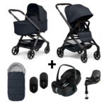 Kinderwagen Joolz Hub2 Navy Blue + Autostoel Joolz x Maxi-Cosi, Slide Tech Base&Accessoires