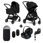 Kinderwagen Joolz Hub2 Space Black + Autostoel Joolz x Maxi-Cosi, Slide Tech Base&Accessoires
