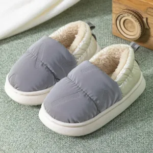 Mini Fashion™ - Zacht&Warm met Fleece gevoerd - Winter Pantoffels Grijs / 36-37 (8-9 jaar) | Educatief Speelgoed