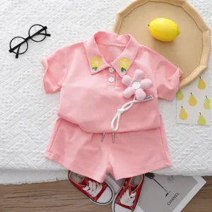 Mini Fashion™ - Comfort&Stijl - Meiden Zomerset Roze / 86 (12-18 maanden) | Educatief Speelgoed