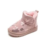 Mini Fashion™ - Waterdicht Ontwerp - Kinder Snowboots Fashion Print Roze / 19 (6-12 maanden) | Educatief Speelgoed
