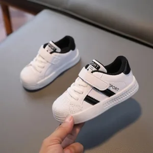 Mini Fashion™ - Kinder Sneakers Zwart / 30 (5-6 jaar) | Educatief Speelgoed