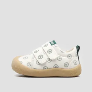 Mini Fashion™ - Ademend Materiaal - Schoenen met print Groen/Wit / 14 (6-12 maanden) | Educatief Speelgoed