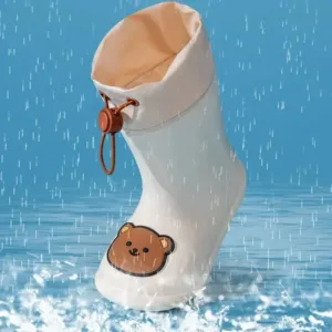 Mini Fashion™ - Waterdicht - Regenlaarzen 18 / Beige-Dinosaur | Educatief Speelgoed