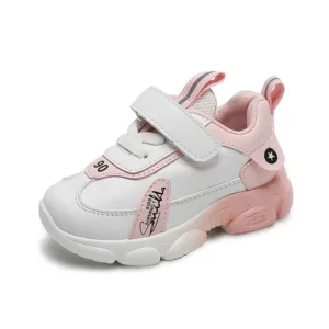 Mini Fashion™ -  Antislip Zool - Casual Sneakers Roze / 23 (1-2 jaar) | Educatief Speelgoed
