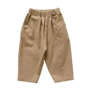 Mini Fashion™ - Voor Alle Seizoenen - Lange Broek Khaki / 100 (3 jaar) | Educatief Speelgoed