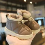 Mini Fashion™ - Warm&Knus - Winterschoenen Bruin / 26 (2-3 jaar) | Educatief Speelgoed