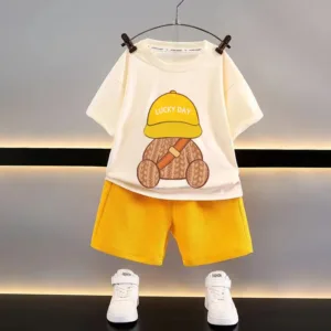 Mini Fashion™ - Stoere Look - Zomerset Jongens Groen / 90 (1-2 jaar) | Educatief Speelgoed