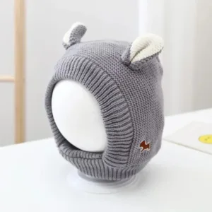 Mini Fashion™ - Houd Oren Warm - Balaclava Muts Grijs | Educatief Speelgoed