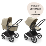 Kinderwagen Bugaboo Fox Cub Essential Black/Desert Beige