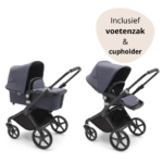 Kinderwagen Bugaboo Fox Cub Essential Black/Stormy Blue