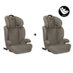 Set | 2x Autostoel Novi Baby® James Isofix Dark Taupe