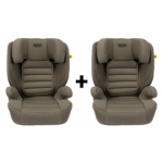 Set | 2x Autostoel Novi Baby® James Premium i-Size Gordel Dark Taupe