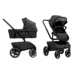 Kinderwagen The Jiffle Wagon 2 Black + GRATIS Voetenzak