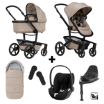 Kinderwagen Joolz Geo³ Sandy Taupe Special Edition + Autostoel Cloud T, Base&Accessoires
