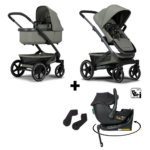 Kinderwagen Joolz Geo³ Sage Green + Autostoel Jacky Pro 360°&Base&Adapterset