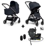 Kinderwagen Joolz Hub2 Navy Blue + Autostoel Jacky Pro 360°&Base&Adapterset