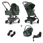 Kinderwagen Joolz Aer +Plus Forest Green + Autostoel Joolz x Maxi-Cosi, Slide Tech Base&Adapter