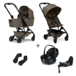 Kinderwagen Joolz Aer +Plus Hazel Brown Special Edition + Autostoel Joolz x Maxi-Cosi, Slide Tech Base&Adapter