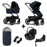 Kinderwagen Joolz Geo³ Navy Blue + Autostoel Joolz x Maxi-Cosi, Slide Tech Base&Accessoires
