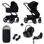 Kinderwagen Joolz Geo³ Space Black + Autostoel Joolz x Maxi-Cosi, Slide Tech Base&Accessoires