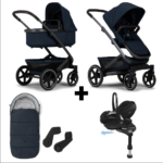 Kinderwagen Joolz Geo³ Navy Blue + Autostoel Maxi-Cosi Pebble 360 Pro2 Slide Tech, Base&Accessoires